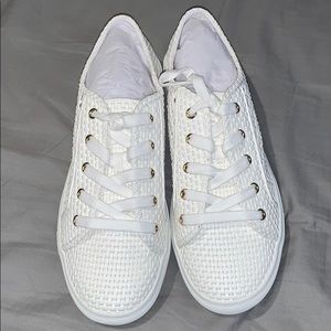 Size 10 Brand new Loft woven lace up sneaker-missy
